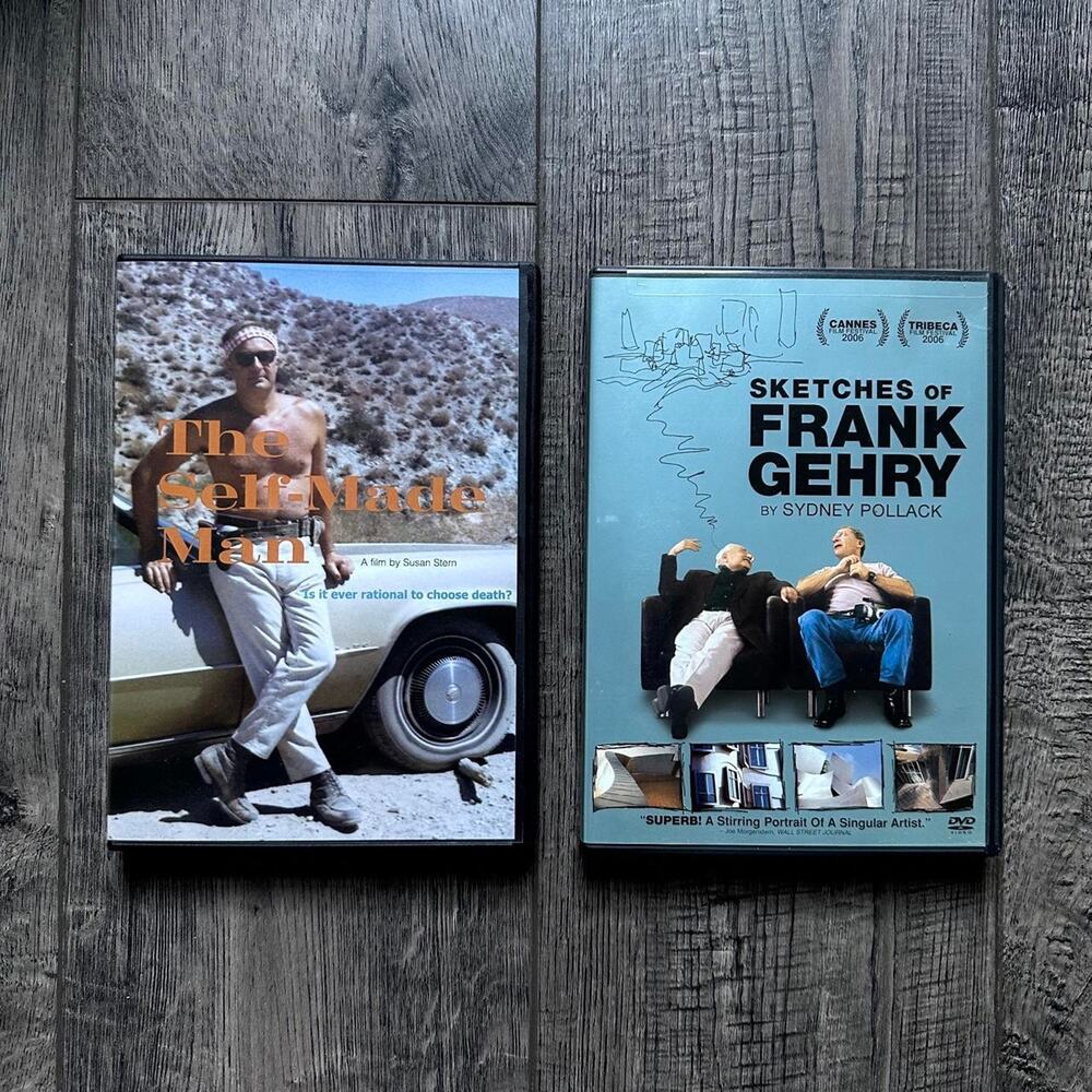 Self Made Man Sketches of Frank Ghery Documentary DVD Movie Bundle